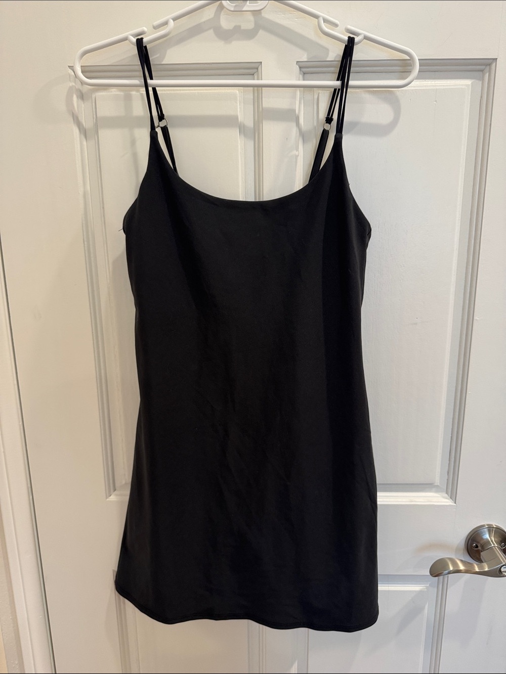 Abercrombie & Fitch Two-strap Black Activewear Dress with Shorts